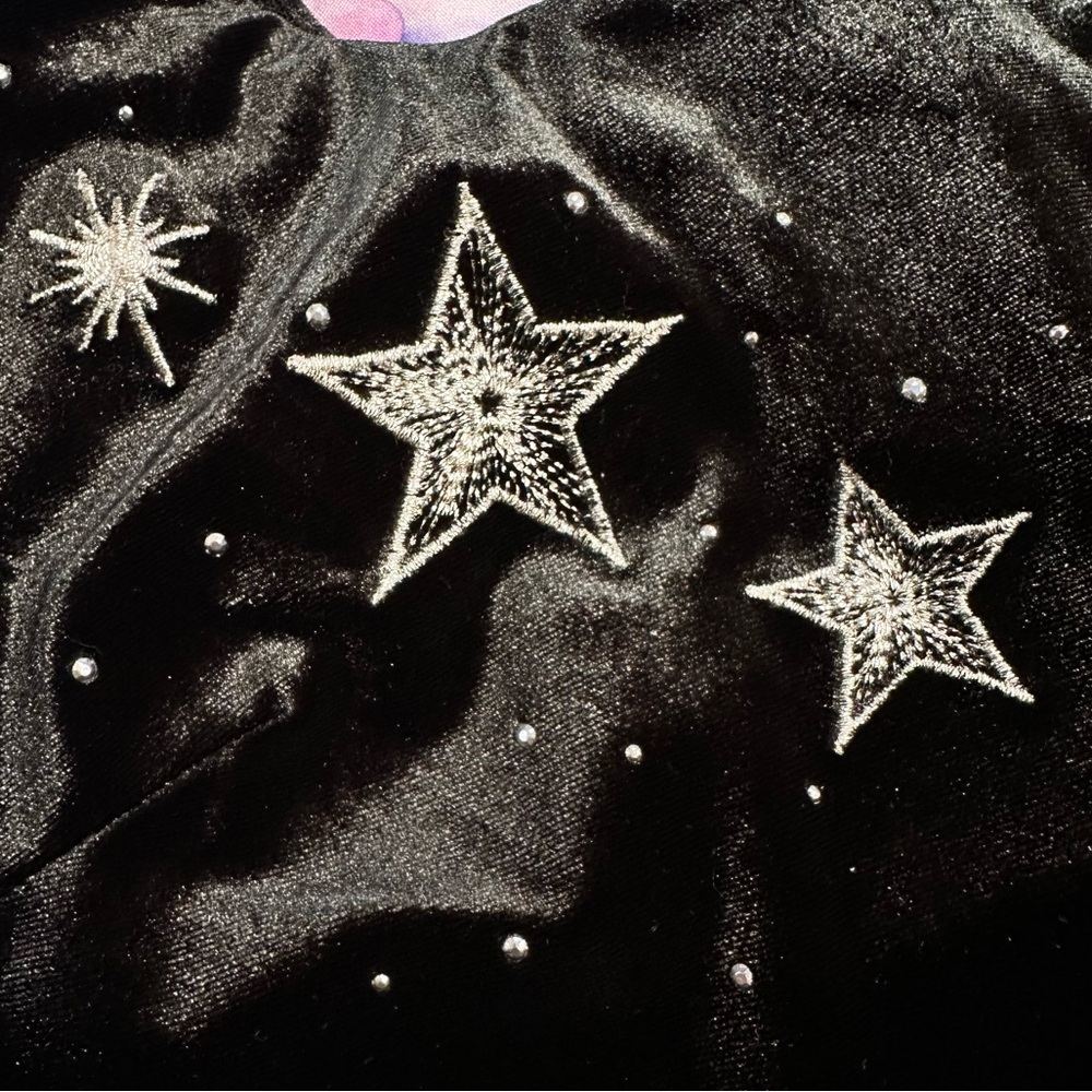 VS • Very Sexy Star Struck Shine Velvet Corset Bra Top - Picture 3 of 13